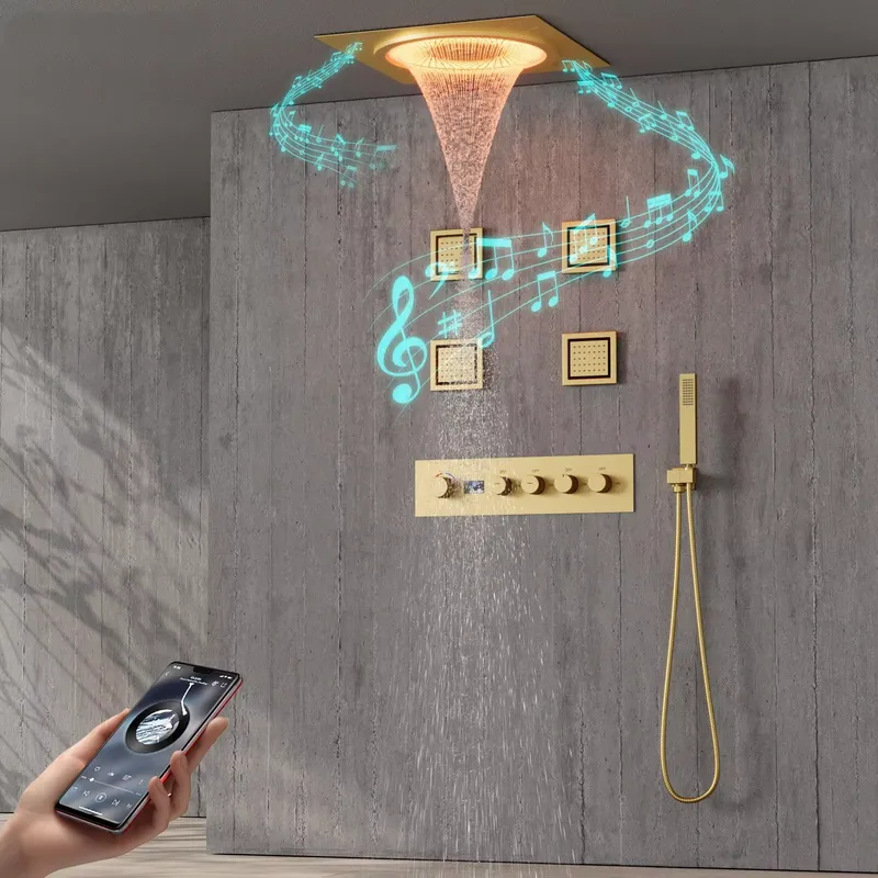 Spa & Wellness Hotel Diament Ustroń Opinie - 스마트 LED 샤워 세트 욕실 음악