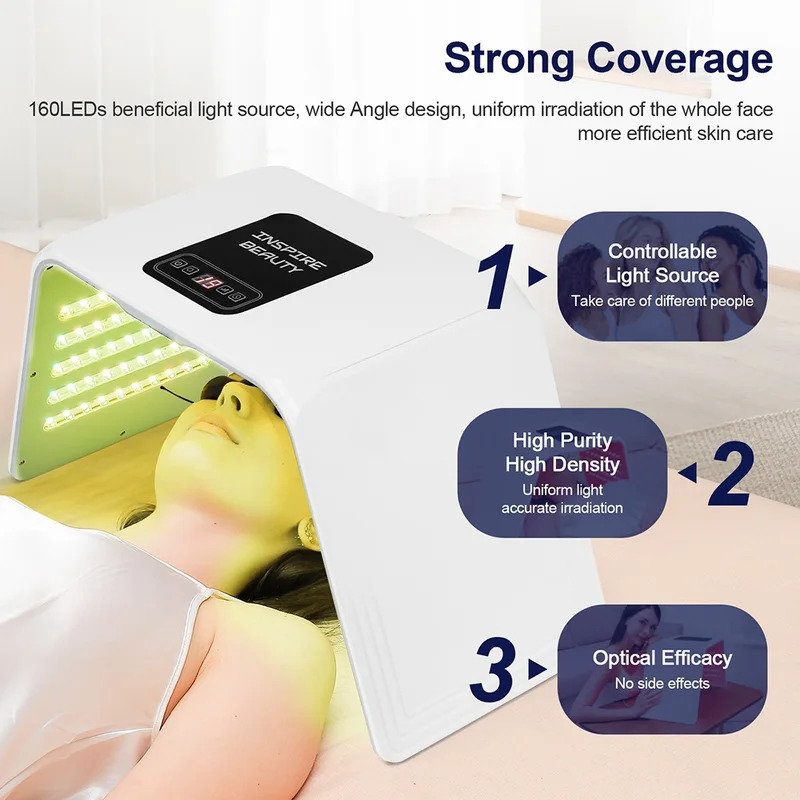 7가지 색상 LED 광자 미용 마스크 피부 보습 나노  - Spa & Wellness Hotel Diament Ustroń Opinie 리뷰 및 가격